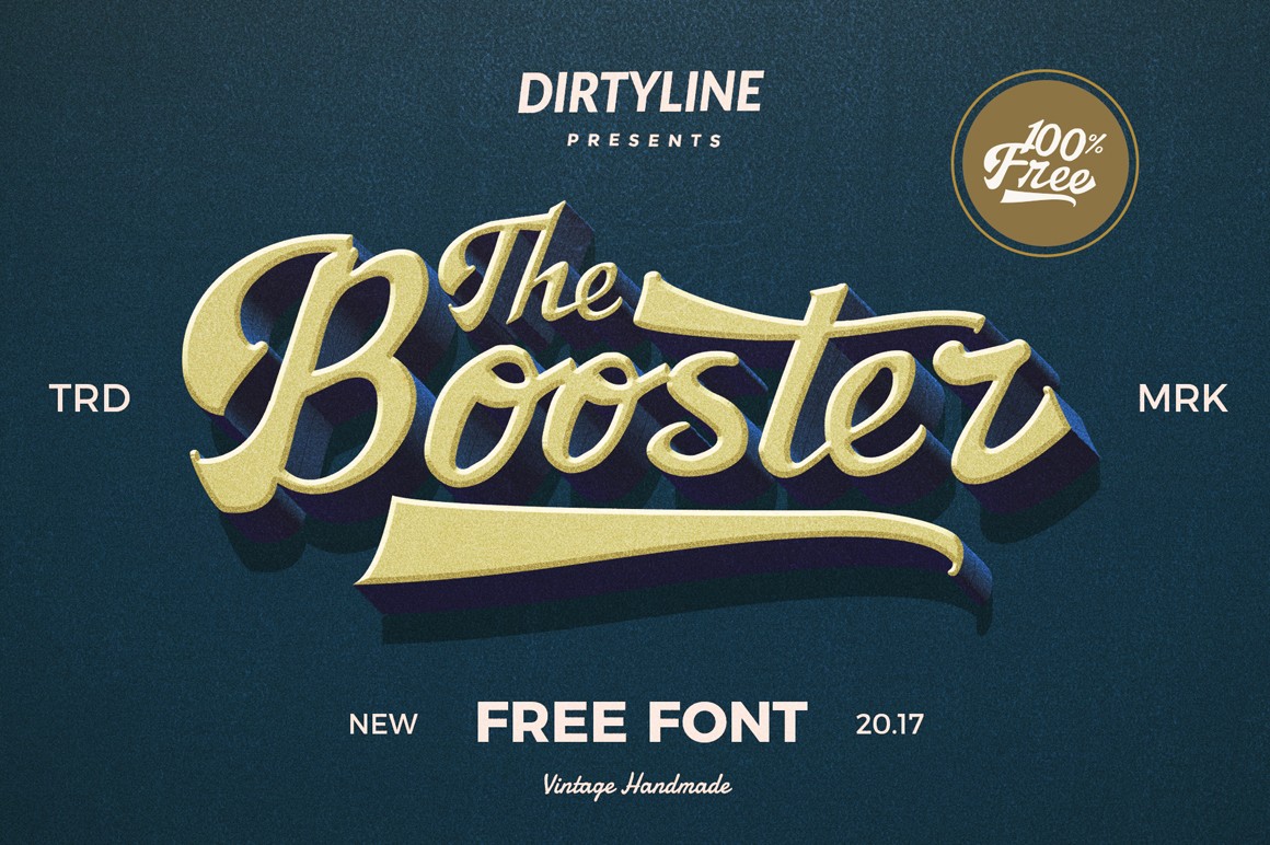 Booster Vintage Font